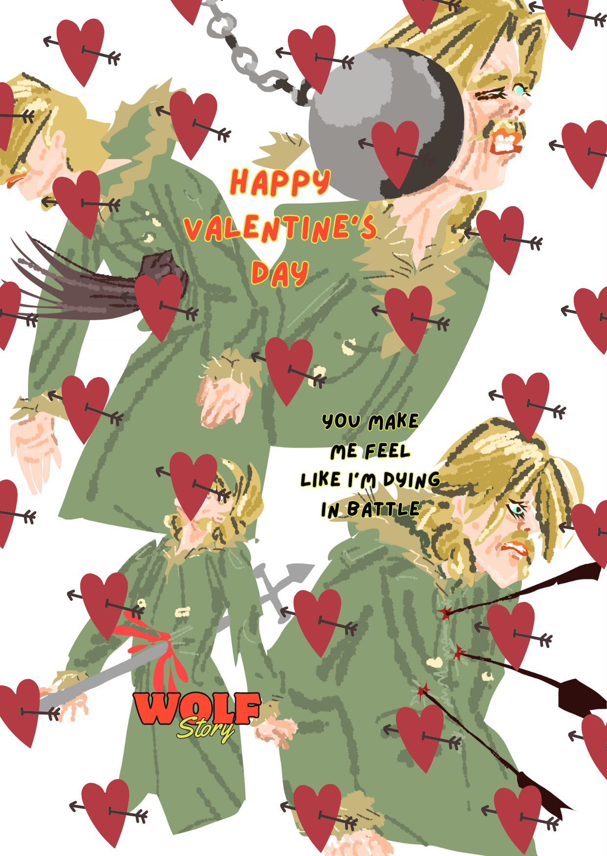 you make me feel ike I'm dying in battle